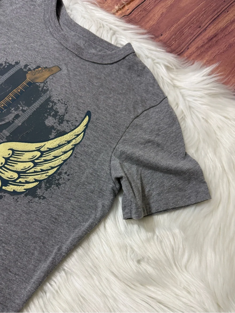 The Children’s Place Gray Graphic T-Shirt - Boys Size M (7/8)